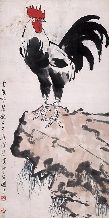 徐悲鸿-鸡图