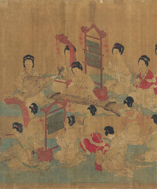 五代 周文矩(传)合乐图