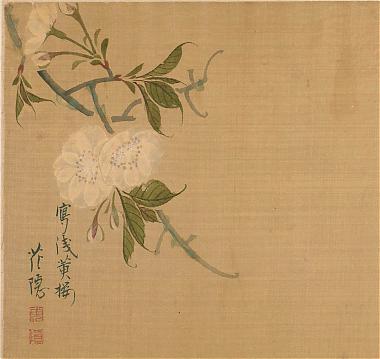日本広瀬花隐樱花图卷