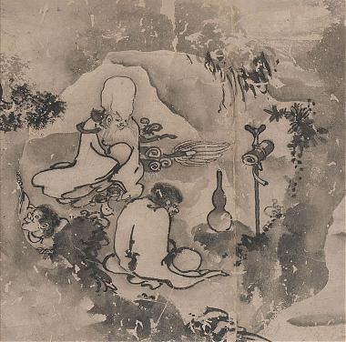 龚开壶天聚乐图卷