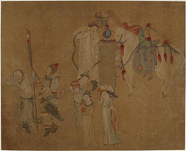 赵孟頫李陵别苏武图